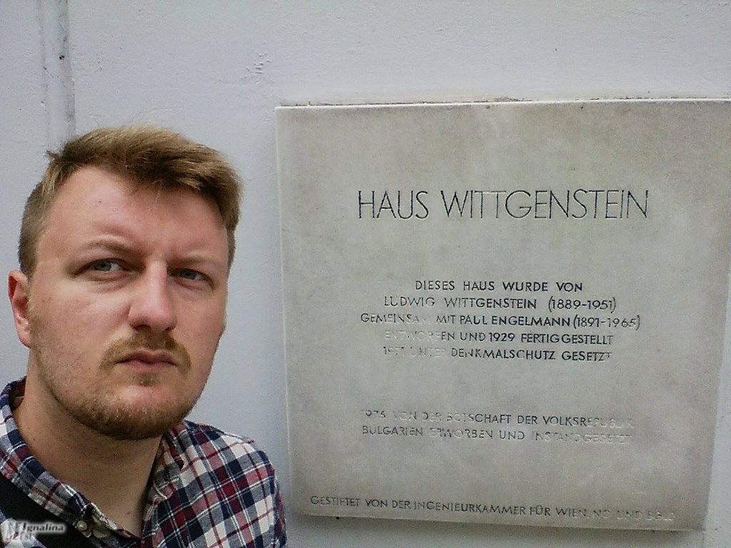 Prie filosofo Ludwigo Wittgensteino suprojektuoto namo Vienoje, Austrijoje