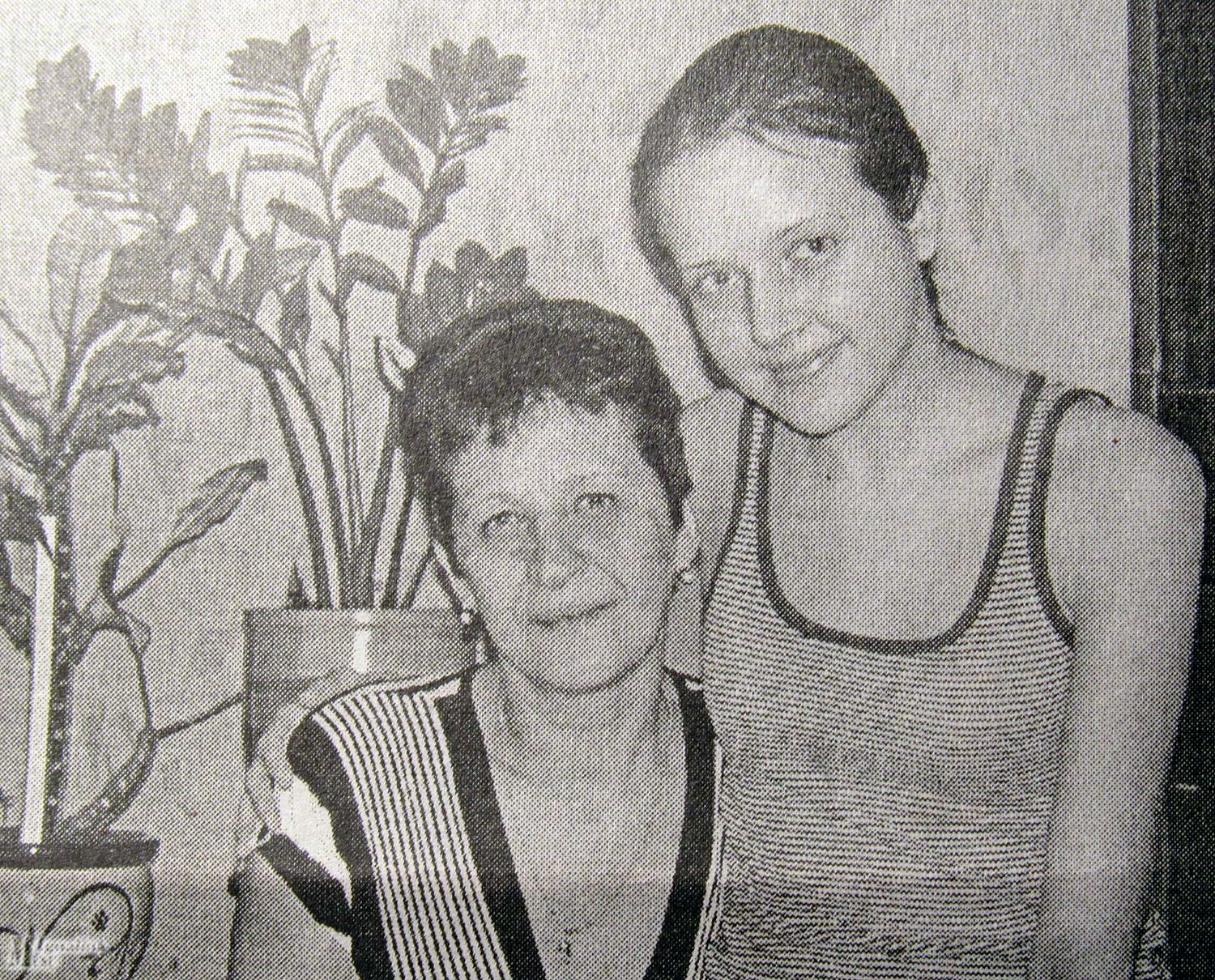 Birutė Labuckaitė-Atroškienė su dukra Rūta